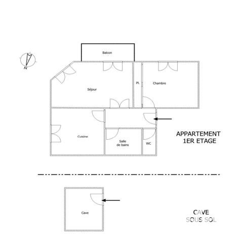 Appartement à vendre 3 pièces 48 m² Perpignan