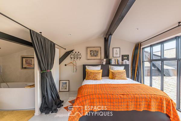 Un loft d’artiste spectaculaire et hors normes aux Chartrons