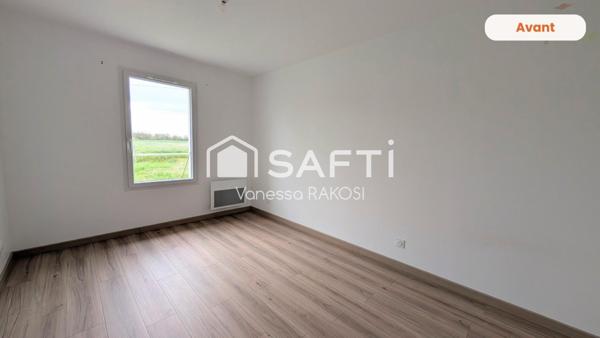 MAISON PLAIN PIED RECENTE 92 M² 3 CHAMBRES + GARAGE + JARDIN