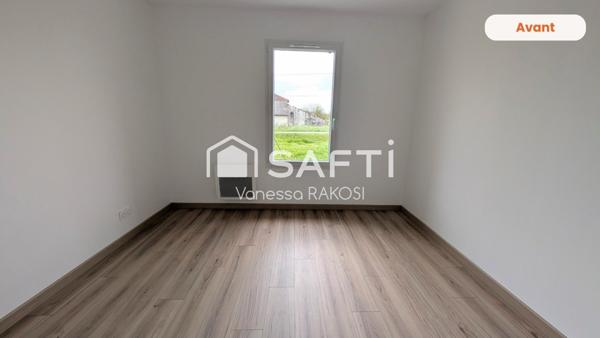 MAISON PLAIN PIED RECENTE 92 M² 3 CHAMBRES + GARAGE + JARDIN