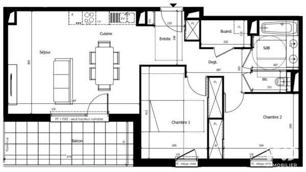 Appartement à vendre 3 pièces 68 m² La Roche-sur-Foron