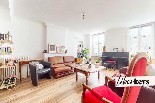 Bourg-en-Bresse hyper-centre : appartement 91 m² avec bureau, parking sécurisé à 50 m