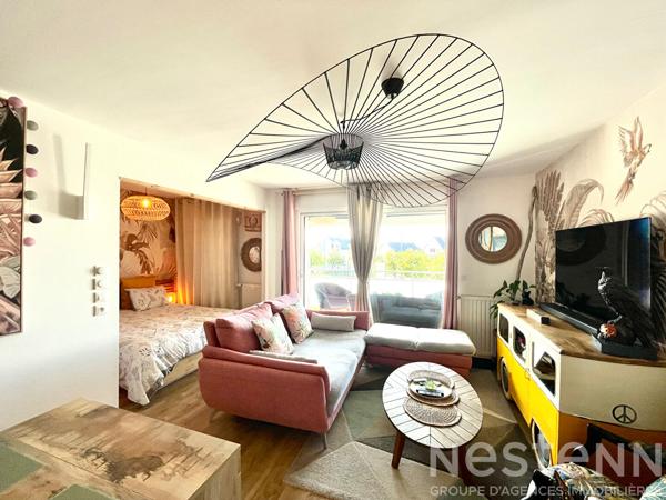 A LOUER  A PARTIR DE SEPTEMBRE- SUPERBE APPARTEMENT MEUBLE  T1 bis - CARNAC BOURG
