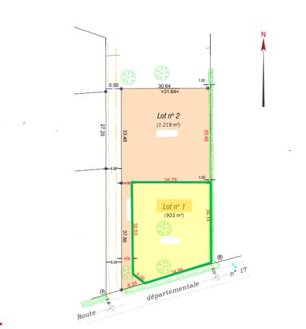 Terrain à vendre 903 m² Rouffignac-de-Sigoulès