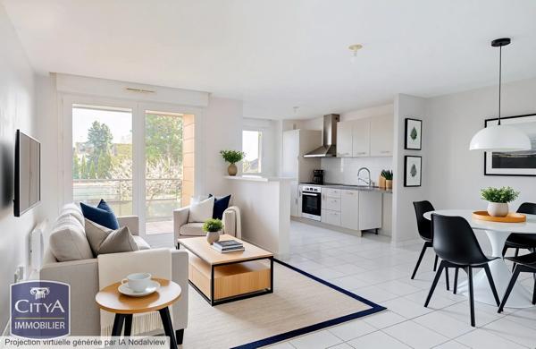 Appartement à vendre 4 pièces 75m² Tours (37100)