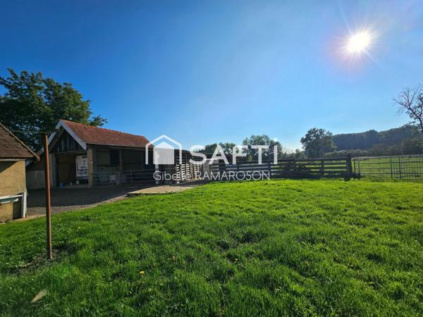 Maison 5pièces 3 chambres plus d'1 ha de terrain