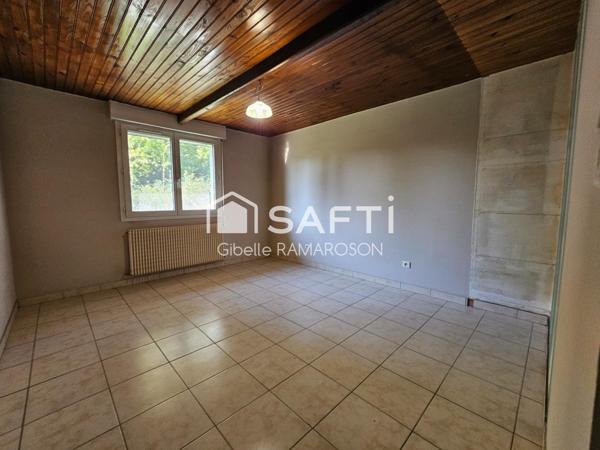 Maison 5pièces 3 chambres plus d'1 ha de terrain