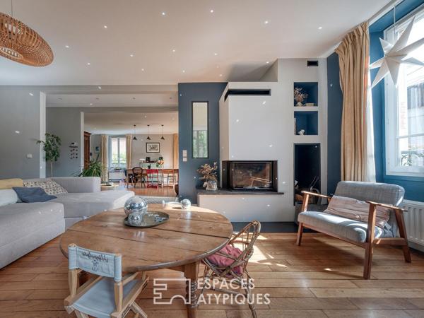 Demeure bourgeoise rénovée avec maison annexe et jardin en centre-ville