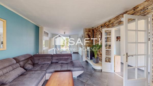 Andeville, plain-pied, terrain arboré 1652 m²
