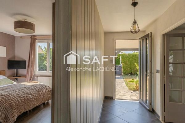 Andeville, plain-pied, terrain arboré 1652 m²