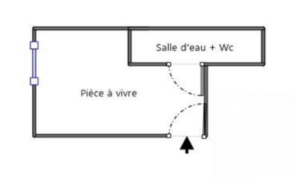 06800 - CAGNES SUR MER - 2 STUDIOS MEUBLES REFAIENT INTEGRALEMENT - MAIRIE - FUTUR TRAM4-