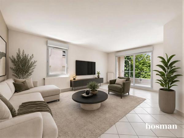 Appartement T3 lumineux et au calme de 70 m² avec balcon et garage - Quartier Monplaisir, Lyon 8ème
