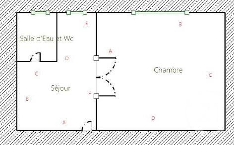 Appartement à vendre  2 pièces - 26,50 m2 ST OUEN - 93