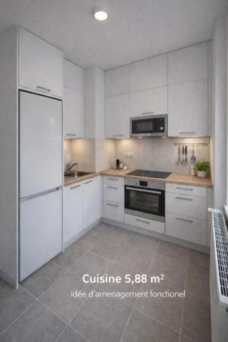 BEAUREGARD . Duplex 4 pièces 109m2 habitables + terrasse, cave et 2 places de stationnement