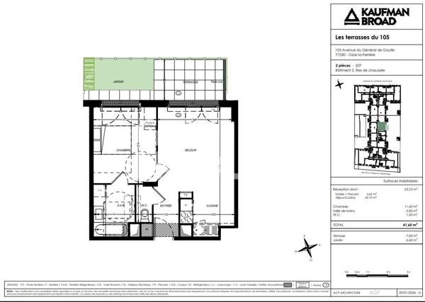 Appartement - 2 pièces