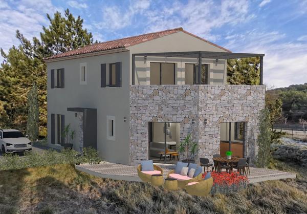 Cabriès - vente terrain à bâtir de 2300 m2, avec PC accordé et purgé de tout recours pour 2 villas individuelles