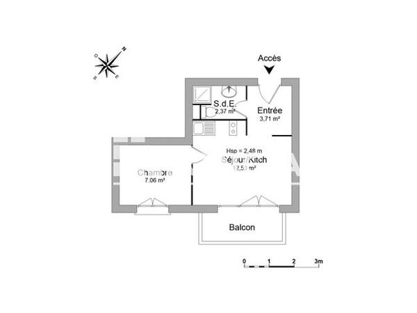 Location Appartement 2 pièces 25.7 m² - LES VOILIERS Canet En Roussillon 66140
