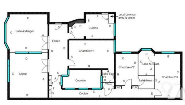 Auteuil, Appartement familial de 142m²