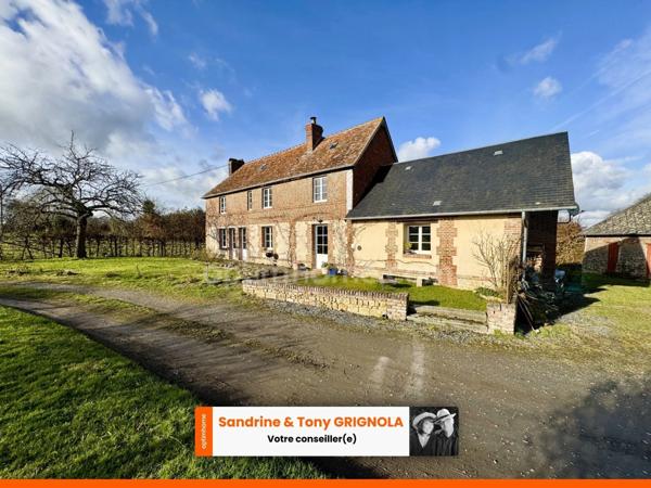 Corps de ferme à vendre proche LISIEUX(14) - Maison et divers bâtiments sur plus de 5 hectares