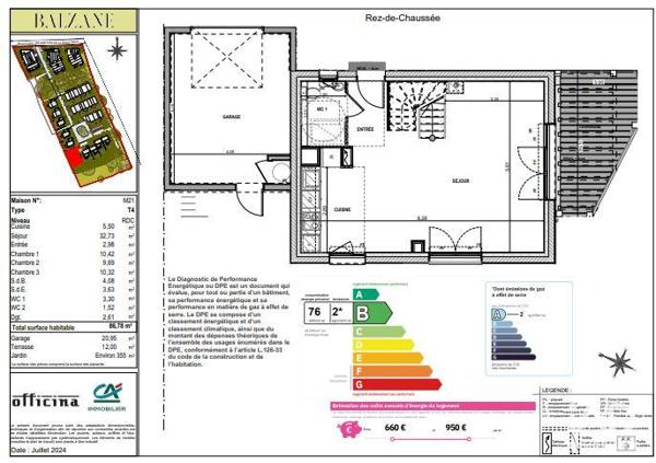 Maison à vendre 4 pièces 86 m² Couëron