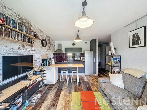 Rez-de-jardin soigné, 1 chambre - jardin et parking - Kervignac