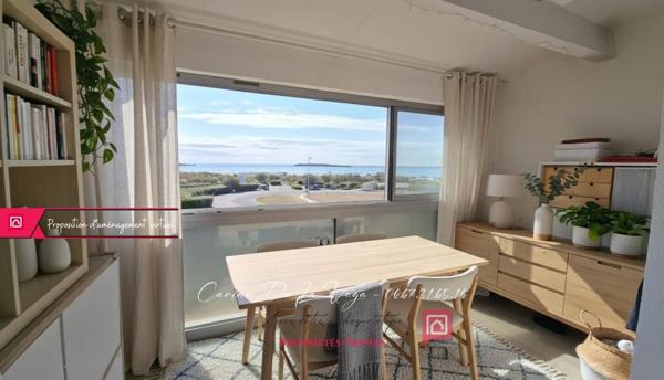 Appartement Agde 2 pièce(s) 27 m2 Front de mer