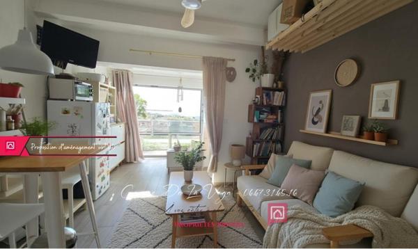 Appartement Agde 2 pièce(s) 27 m2 Front de mer