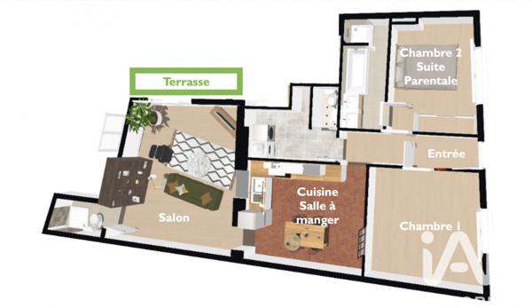Appartement à vendre 3 pièces 93 m² Roncq
