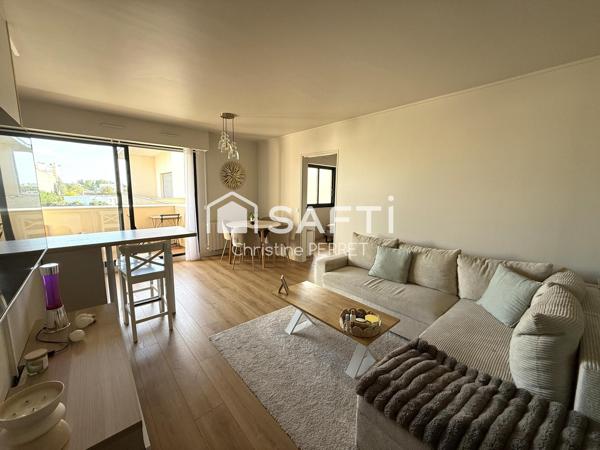 BORDEAUX CAUDÉRAN – T2 RÉNOVÉ – BALCON PLEIN SUD – PARKING – PARC BORDELAIS