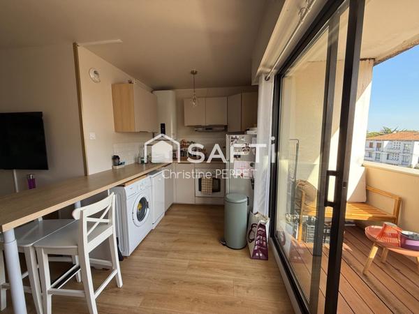BORDEAUX CAUDÉRAN – T2 RÉNOVÉ – BALCON PLEIN SUD – PARKING – PARC BORDELAIS