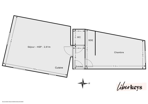 Appartement T2 Saint-Nolff 42 m² 