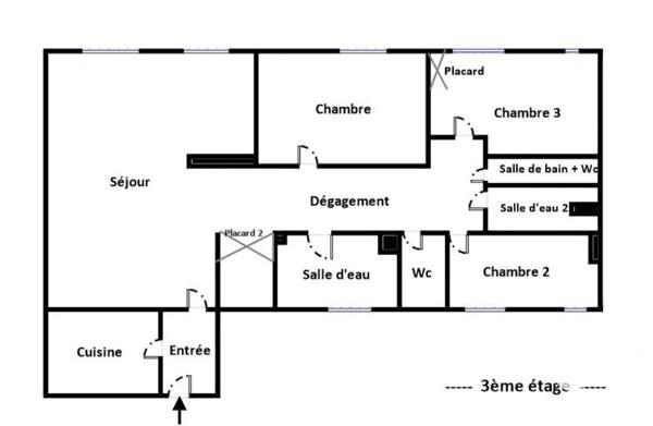 Appartement à vendre 4 pièces 99 m² Paris 9