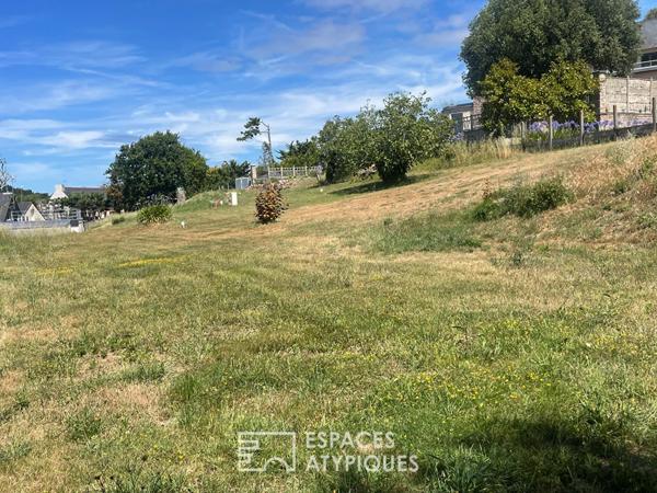 Terrain constructible viabilisé 514 m2 Plage à pied 300M