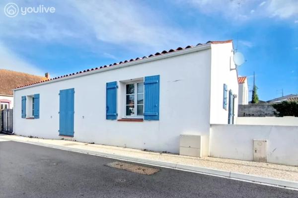 BEAUVOIR-SUR-MER – Maison 2 chambres – Aucun travaux – Terrain d’environ 390 m²