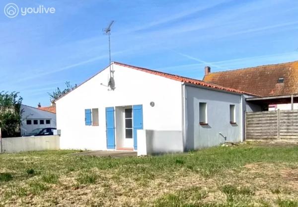BEAUVOIR-SUR-MER – Maison 2 chambres – Aucun travaux – Terrain d’environ 390 m²