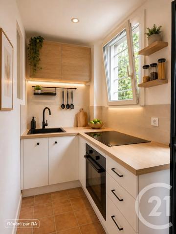 Appartement F2 à vendre  2 pièces - 22,41 m 2   LA PLAINE ST DENIS  - 93