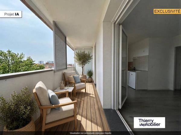 Appartement 2 pièces - 44200 Nantes -  Saint-Jacques