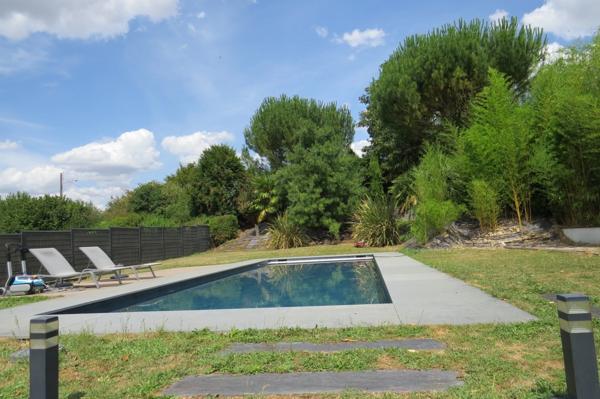 Maison contemporaine  annéà 2011 A decouvrir à saint cyr sur loire avec piscine .pergola .et un jardin magnifique  .grand  garage  plus sous-sol  total (37)