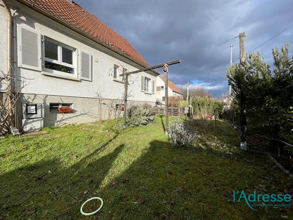 Maison 6 pièces avec jardin