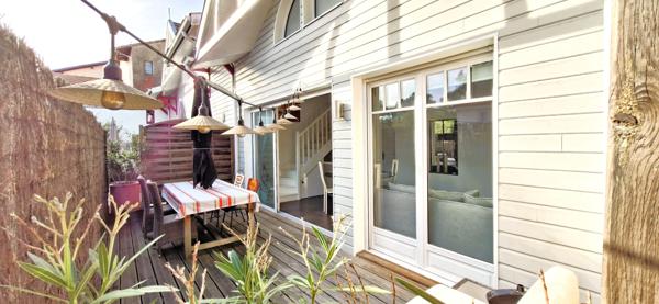 LE MOULLEAU : Charmant Duplex T3 + Terrasse, parking et cellier