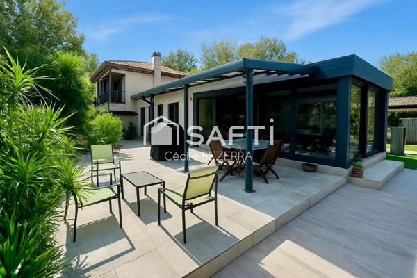 villa haut de gamme à 2 minutes d'Eauze, prestations de qualité, sur un terrain de 3 hectares