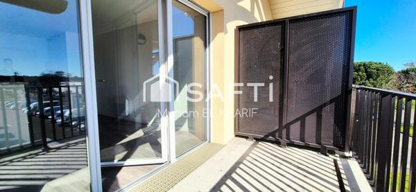 Parentis-en-Born  T2 avec balcon résidence récente