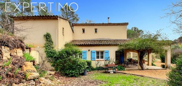 Fuveau – Bastide d’exception 210 m² (+ 72 m² d’annexes) – 5 chambres – Domaine d’1 ha – Calme absolu