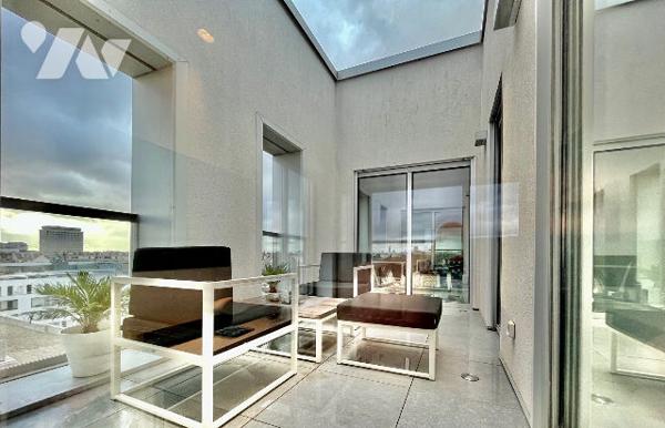 RENNES GARE  ST HELIER- Superbe T4  dernier étage avec terrasse et garage double