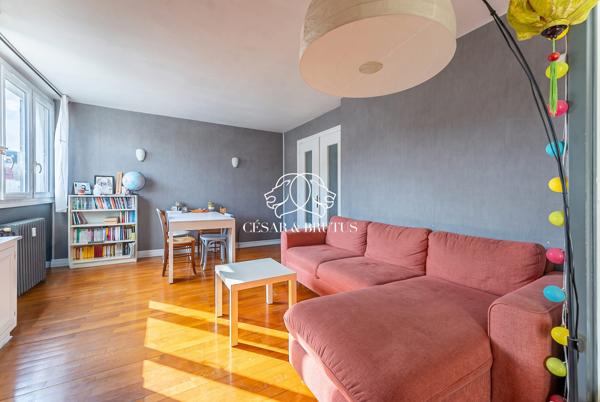 Bel Appartement T3 de 75 m² avec Balcon, Cave et Box – Lyon 8ème