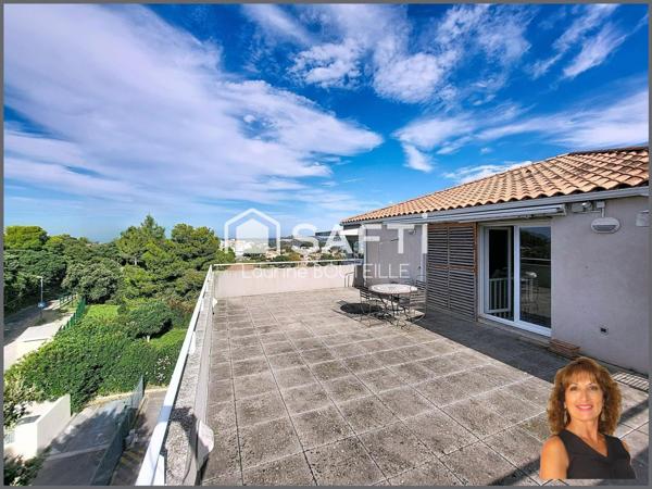 Duplex T4 dans résidence standing