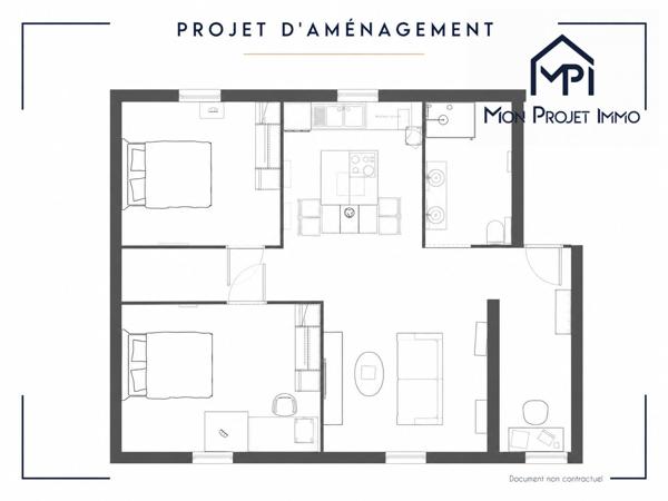 Appartement T2/T3 - Avesnières