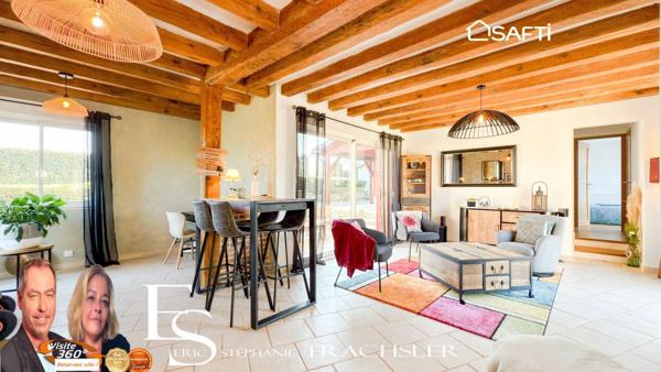 Maison de charme avec gîte et jardin paysagé – À 30 min du Mans, aux portes de la forêt de Bercé