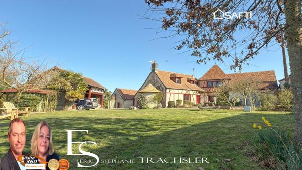 Maison de charme avec gîte et jardin paysagé – À 30 min du Mans, aux portes de la forêt de Bercé