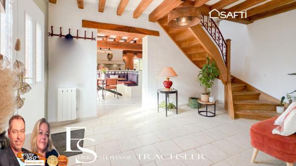 Maison de charme avec gîte et jardin paysagé – À 30 min du Mans, aux portes de la forêt de Bercé